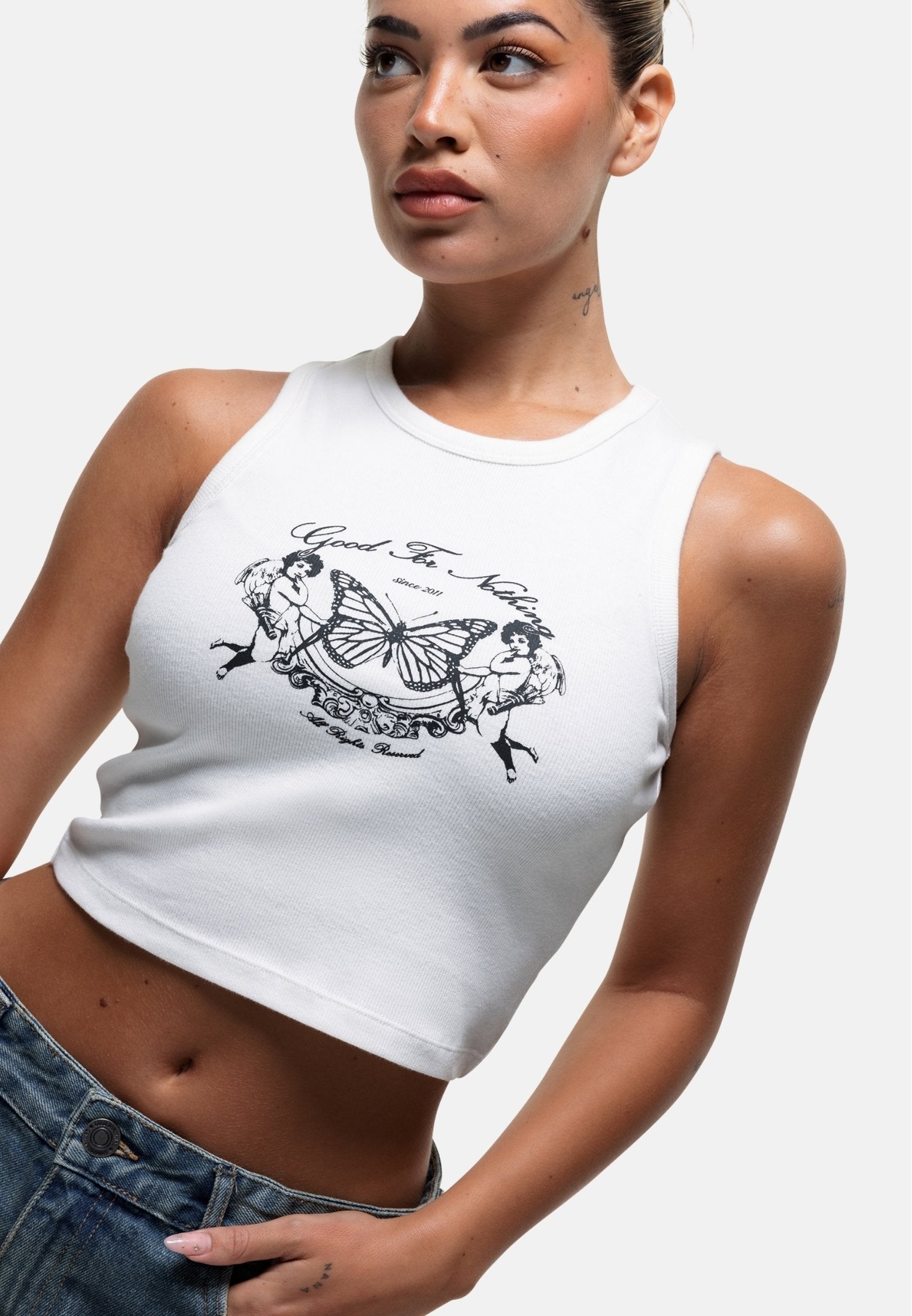 Good For Nothing RENAISSANCE RIBBED VEST TOP
