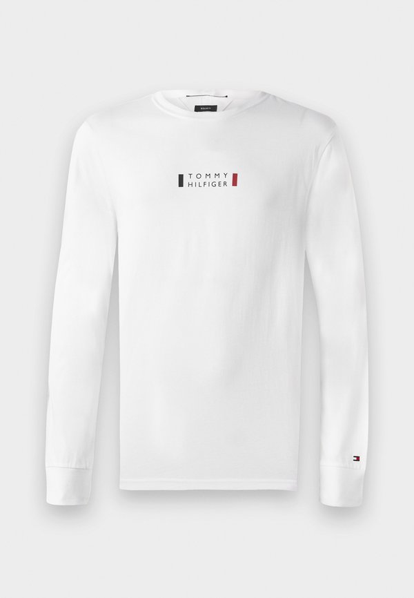 Tommy Hilfiger LOGO JERSEY LONG SLEEVE T-SHIRT - Long sleeved top - white