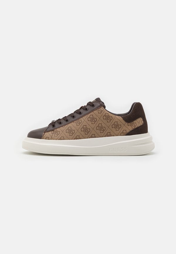 Guess ELBA CARRYOVER - Trainers - beige/brown
