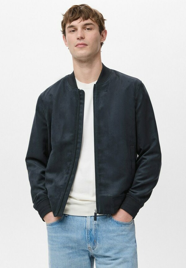 Mango Bomber Jacket - royal blue