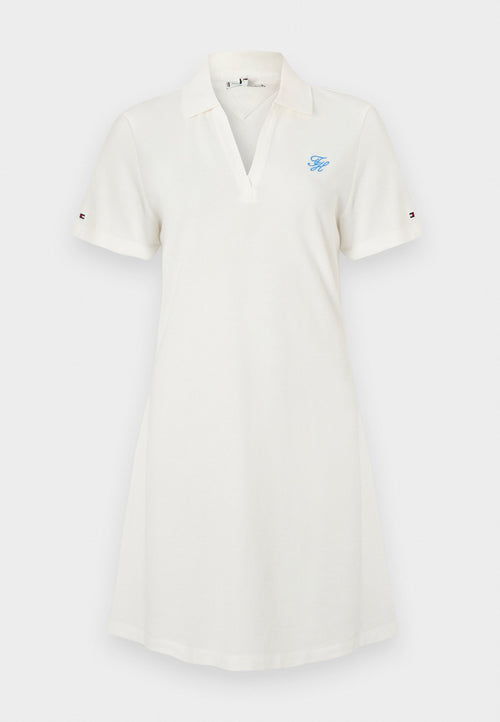 1985 LOGO EMBROIDERY MINI POLO DRESS Media 1