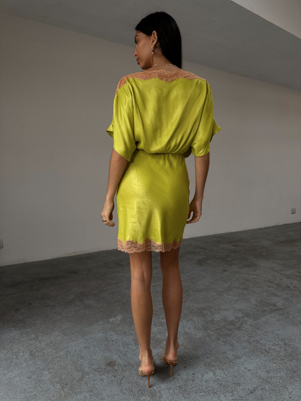 Never Fully Dressed OLIVE MINI DRESS