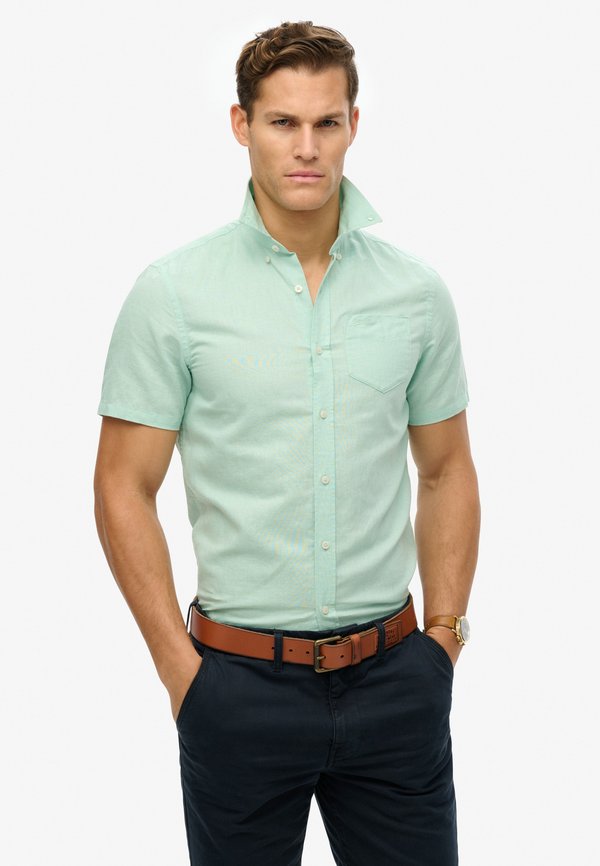 Superdry & Co SHORT SLEEVE - Shirt - sea foam green