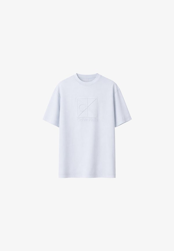 Calvin Klein SS RLXD PREMIUM INTERLOCK EMBLEM - Print T-shirt - plein air
