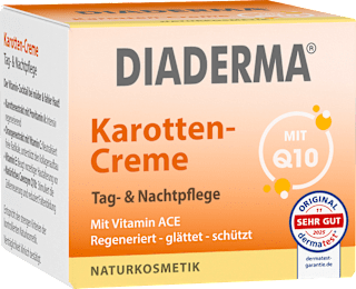 Gesichtscreme Tag & Nacht Karotten-Creme mit Q10 Diaderma