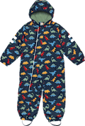 Schneeanzug mit Dino-Muster, blau, Gr. 74/80 Dimo