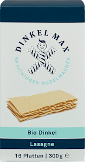 Nudeln, Lasagne aus Dinkel Dinkel Max