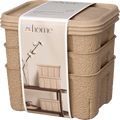 Aufbewahrungsbox-Set aus Pappe, natur dm home