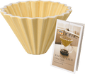 Kaffeefilterhalter aus Keramik, gelb (11,5x8 cm) dm home