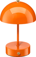 LED Tischlampe aus Metall, orange (22x15 cm) dm home