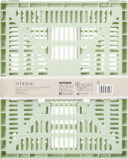 Organizer aus Kunststoff, faltbar mint (34x26x12 cm) dm home