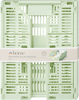 Organizer aus Kunststoff, faltbar mint (34x26x12 cm) dm home