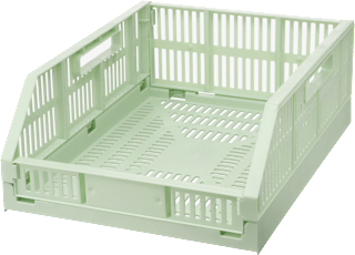 Organizer aus Kunststoff, faltbar mint (34x26x12 cm) dm home