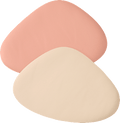 Platzset aus Kunstleder, wendbar, rosa/beige (45x36 cm) dm home