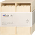 Regal aus Holz, natur (18x18x9 cm)  dm home