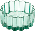Schale aus Glas, gewellt, grün (13,5x6 cm) dm home