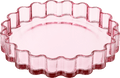 Schale aus Glas, gewellt, rosa (19x3,5 cm) dm home