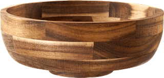 Schale aus Holz, natur (24,5x24,5x9,5 cm) dm home