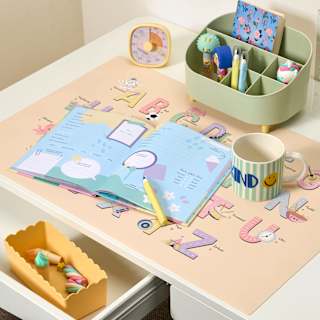 Schreibtisch-Unterlage aus Silikon, ABC Design (65x42 cm)  dm home
