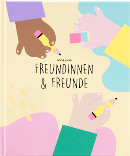 Schulfreunde-Buch "meine FREUNDINNEN & FREUNDE" (17x21 cm) dm home