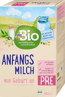 Anfangsmilch Pre von Geburt an dmBio