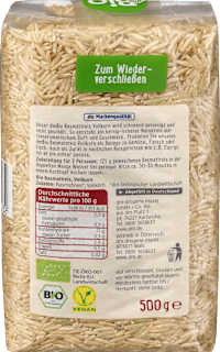 Basmatireis aus Vollkorn dmBio