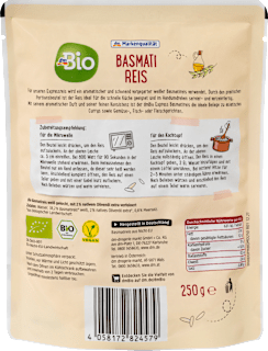 Basmatireis mit Olivenöl verfeinert, Express dmBio