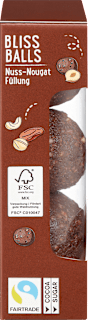 Bliss Balls, Nuss-Nougatfüllung dmBio