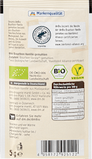 Bourbon-Vanille gemahlen dmBio