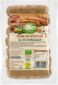 Bratwürstchen, Tofu & Weizeneiweiß dmBio
