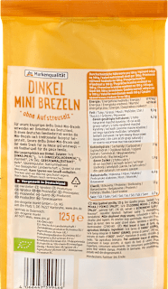Brezeln, Dinkel ohne Aufstreusalz, mini dmBio