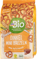 Brezeln, Dinkel ohne Aufstreusalz, mini dmBio