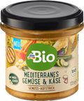 Brotaufstrich, Mediterranes Gemüse & Käse dmBio