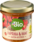 Brotaufstrich, Saatenaufstrich Paprika & Hanf dmBio