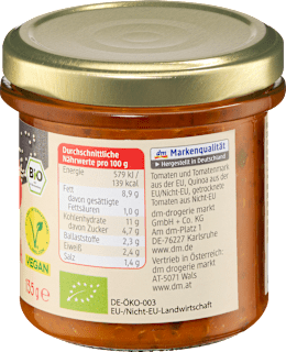 Brotaufstrich, Saatenaufstrich Tomate & Quinoa dmBio