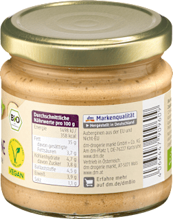 Brotaufstrich, Streichcreme Aubergine dmBio