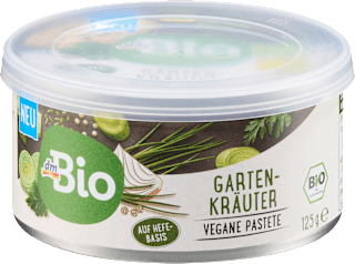 Brotaufstrich, Vegane Pastete Gartenkräuter dmBio