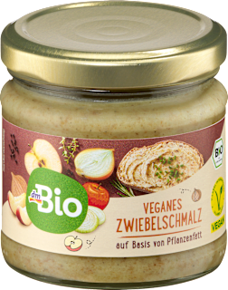Brotaufstrich, Veganes Zwiebelschmalz dmBio