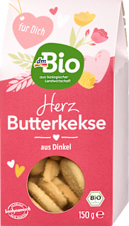 Butterkekse Herz dmBio