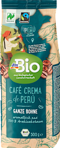 Caffè Crema de Peru, ganze Bohne dmBio