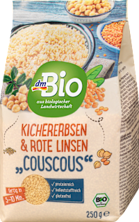 Couscous, Kichererbsen & Rote Linsen dmBio