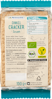 Cracker, Dinkel Sesam dmBio