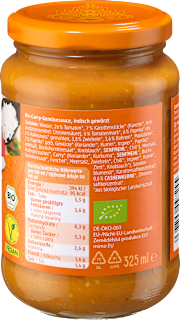Currysoße, Indisch, cremig-pikant dmBio