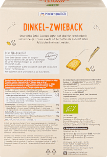Dinkel Zwieback dmBio