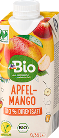 Direktsaft, Apfel-Mango dmBio