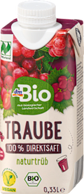 Direktsaft, Traube naturtrüb dmBio
