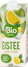 Eistee, Zitrone & Mate dmBio