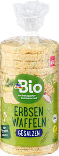 Erbsenwaffeln, gesalzen dmBio