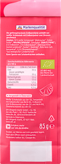 Erdbeeren in weißer Zitronenschokolade mit Beerenpulver dmBio