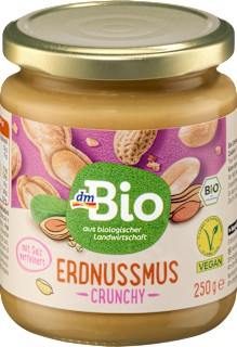 Erdnussmus Crunchy dmBio